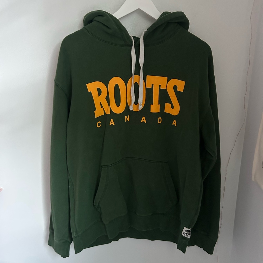 Roots green hoodie